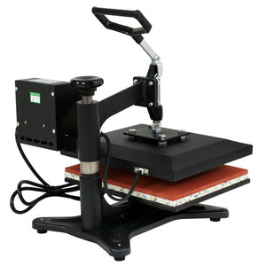 USED 360° T-Shirt Heat Press Sublimation Transfer Machine 12" x 10" Swing Away 636339509305