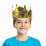 Fun Central AY970 Regal Gold King Crown, King Crown Toy Costume.