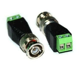 50 pcs Coax Cat5/Cat6 To Camera CCTV BNC Video Balun Coaxial Connector Screw