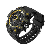 SANDA Men's Army Military Sport Dual Time Alarm Waterproof Digital Analog Watch