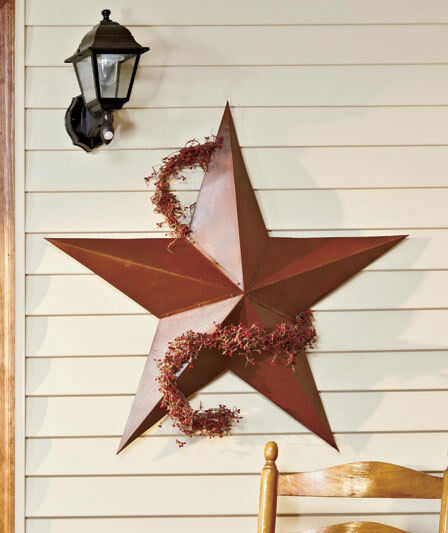 3 FT Tall Rustic Outdoor Dimensional BARN STAR Country Farmhouse Home Decor 36