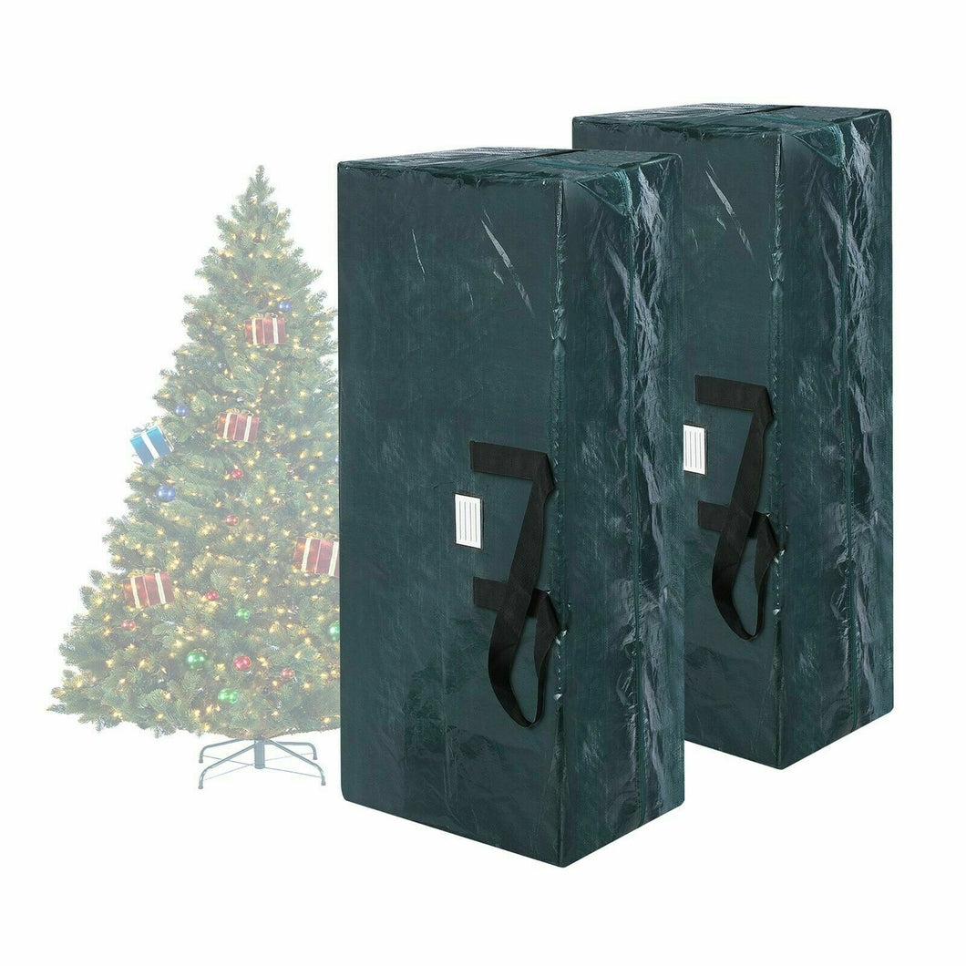 2 Pack 9 Ft. Artificial Christmas Tree Storage Bags Extra Large Heavy Duty 193420011838