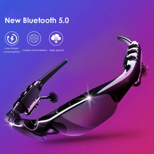 Wireless Bluetooth 5.0 Stereo Smart Glasses Earphones Sunglasses With Microphone