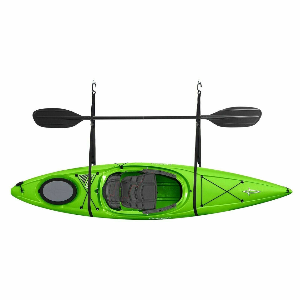 Kayak Storage Straps Garage Canoe Surfboard Wall Hooks Hanging Hoists 1 Pair 610708147626