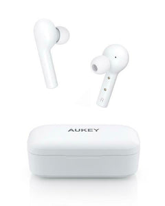 AUKEY Move Compact True Wireless Earbuds 35 Hours Playtimes White