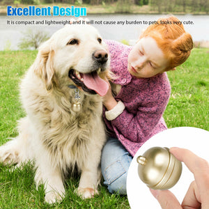 Pet Dogs Cats GPS Tracker Locator Bell Real-Time Tracking Device With Pet Collar