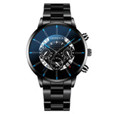 Luxury Men's Watch Business Stainless Steel Sports Analog Quartz Wristwatch Gift