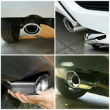 Auto Car Exhaust Pipe Tip Tail Muffler Stainless Steel Replacement Accessories