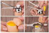 Stainless Steel Egg Shell Opener Topper Cutter Cracker Knocker Kitchen Home Tool 713717959751