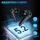 Bluetooth 5.2 Wireless Earbuds Headphone Headset Noise Cancelling TWS Waterproof