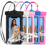 3 Pack Swimming Waterproof Bag For Cell Phone Touch Screen Pouch Dry Bag Case
