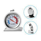 3X Stainless Steel Dial Thermometer Temperature Gauge for Refrigerator/ Freezer