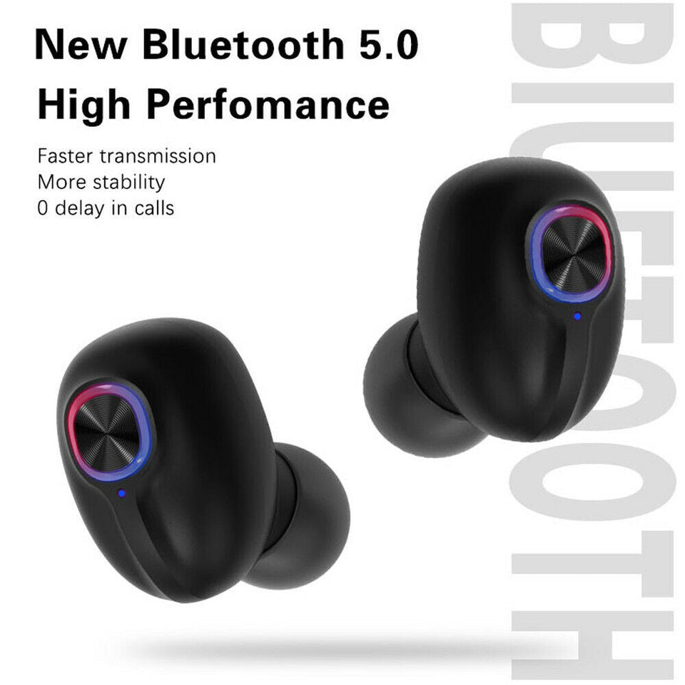 IPX7 Bluetooth 5.0 Headset TWS Wireless Earphones Mini Earbuds Stereo Headphones