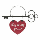 Valentine Key Heart Sign, Home Decor, 1 Piece