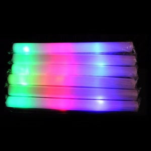 24 PCS Light Up Foam Sticks LED Wands Rally Rave Batons DJ Flashing Glow Stick