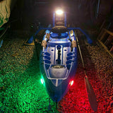 4pcs Red Green Boat Navigation LED Lights Stern Lights Boats Starboard Light 12V
