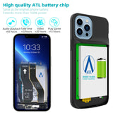 For iPhone 13/Pro Max/Mini/12/11 External Battery Charger Case Power Bank Cover