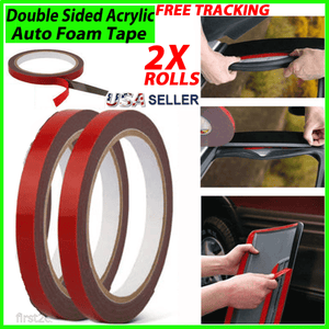 2X Auto Tape Acrylic Foam Double Sided Car Mounting Adhesive 3m x 10mm Truck New