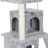 Cat tree Tower Great For Multiple Cats Scratcher Play House Condo Pet House 34" 758277378116