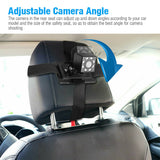 Car Back Seat Rear Mirror Camera Baby Monitor 4.3" HD Screen Night Vision w/Belt