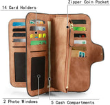 Women Lady Soft Leather Wallet Long Clutch Card Holder Purse Best Gift US STOCK
